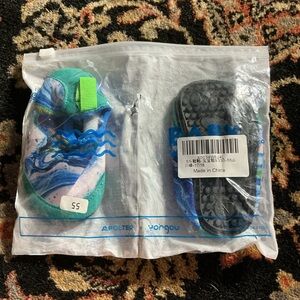 Blue and Green Water Shoes for Active Adventures